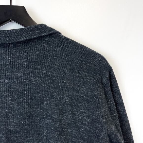 Polo Ralph Lauren Size M Estate Rib Quarter Zip Pullover Sweater Gray $125 - Picture 6 of 8